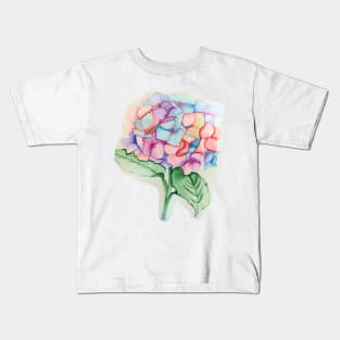 HydrangeaMulticolour Kids T-Shirt